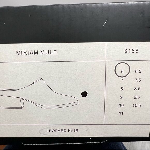 Able (Local + Global) Miriam Leopard Print Calf Hair Mule - 6 - Picture 12 of 12